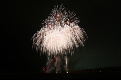 第35回 ふくやま夏祭り 音楽創作花火など約5000発が夜空を彩る