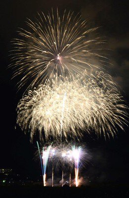盛岡花火の祭典 バラエティーに富んだ花火は盛り上がること間違いなし