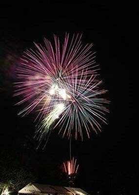 有田夏祭り 納涼花火大会 約1000発もの花火が夜空を彩る
