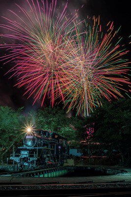 若桜町納涼花火大会・土用縁日 花火とともに開催される縁日も一緒に楽しめる