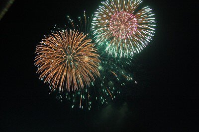 夏の鳥羽湾毎夜連続花火 画像(4/5)
