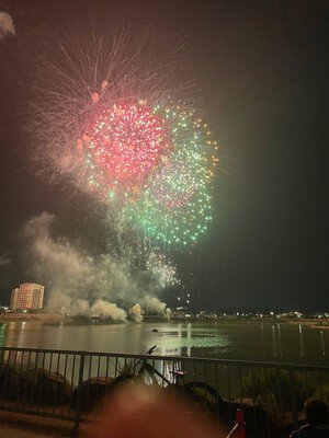 夜空を華やかに染める大輪の花火