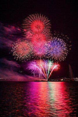 花火の競演が観客を魅了