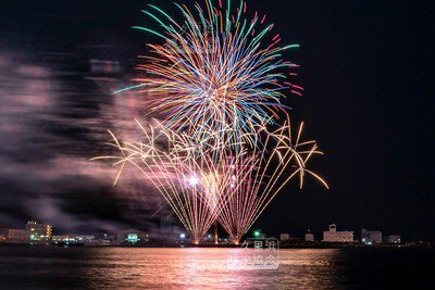 夜空を覆う大輪の輝き