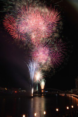 夜空を彩る圧巻の大輪花火