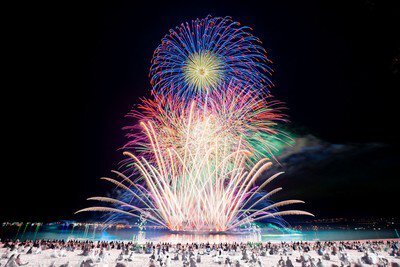 りんくう花火2026(ENJOY!りんくう) 7000発の花火がりんくうの海空を彩る(撮影:写心家 柳佳孝氏)