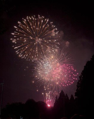 日光花火大会 個性豊かな5000発の花火が夜空を照らしだす