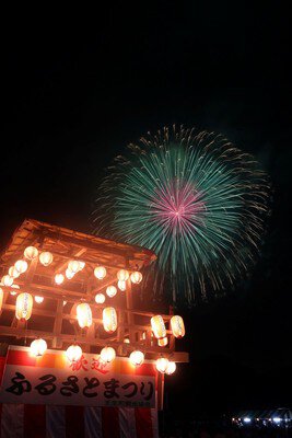 壬生ふるさとまつり 壬生の夜空に2000発の花火が打ちあがる