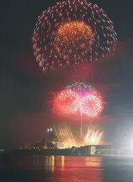 토마민 도마코마이 100주년 불꽃놀이 2