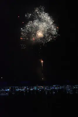 Impactful fireworks that can be enjoyed up close at the venue
