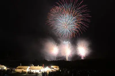 제20회 신히다카 여름 축제 시즈나이강 불꽃대회