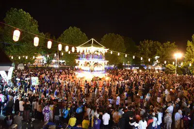 Mikasa Hokkai Bon Odori Summer Fireworks Festival Image (2/3)