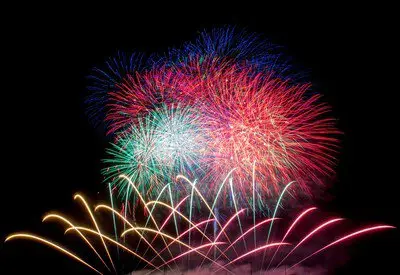 Asakano Summer Festival Fireworks Festival Image (3/3)