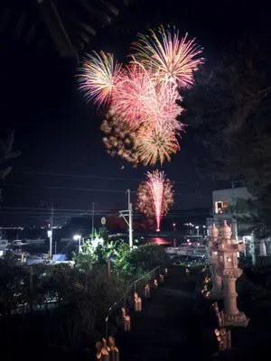 連夜の花火 IN 天津小湊