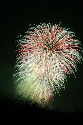 堀之内十五夜まつり大煙火大会 尺玉やスターマインが秋の訪れを告げる
