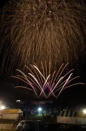 아가노 강 가을 불꽃 축제 2