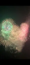 아가노 강 가을 불꽃 축제 3