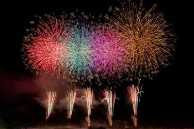 제19회 아즈미노 불꽃축제 밤하늘을 수놓는 통쾌한 불꽃은 압권 그 자체
