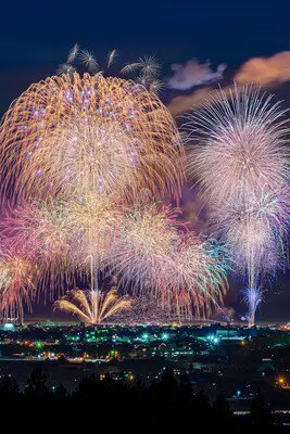 고향 용궁 축제 해상 불꽃놀이 대회
