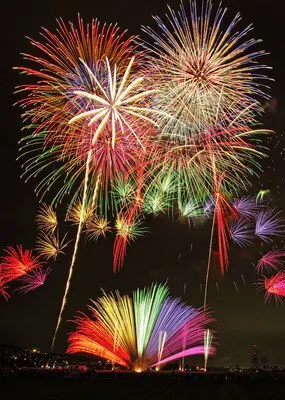 Atsumi Peninsula Fireworks Festival Image (2/3) *The posted photo is from the 2023 Tahara Festival Gomachi Joint Fireworks Festival