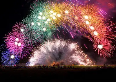 Atsumi Peninsula Fireworks Festival Image (3/3) *The posted photo is from the 2023 Tahara Festival Gomachi Joint Fireworks Festival