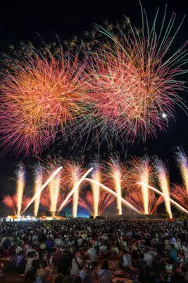 Tsu City Merger 20th Anniversary 65th Hisai Fireworks Festival