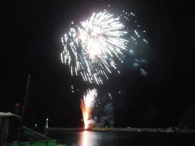 Waraji Festival Dedication Fireworks