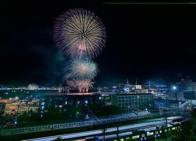 関門海峡花火大会 画像(5/5)