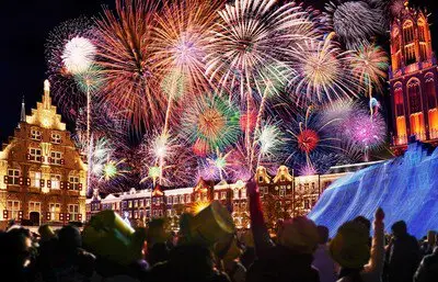 豪斯登堡 跨年煙火