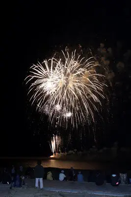 姬島魚祭 前夜祭煙火大會